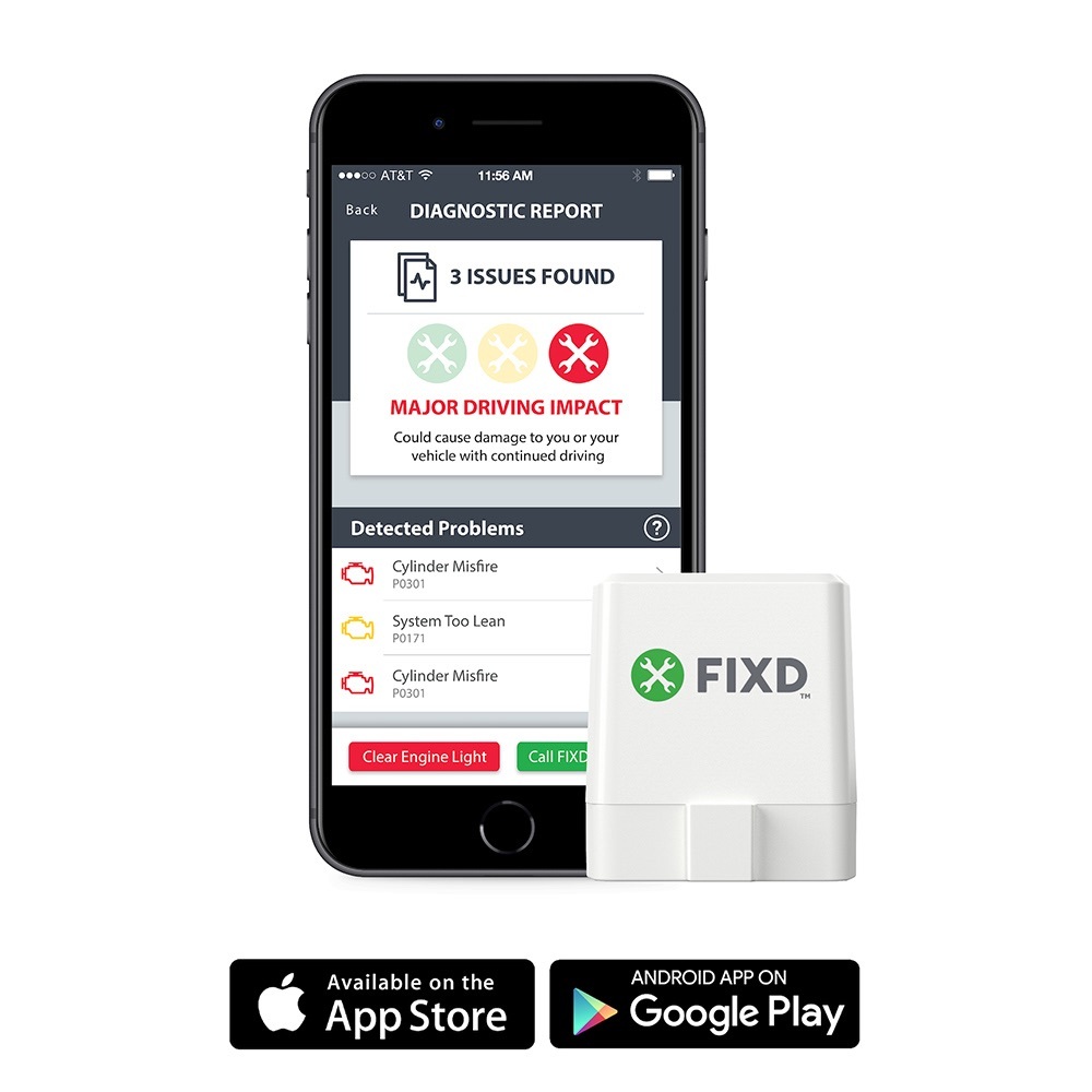 **NEW** FIXD OBD2 Scanner / Sensor (Bluetooth) Check Engine Light Checker - Picture 3 of 8
